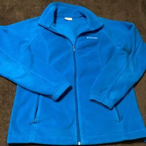EUC Bright blue women’s L Columbia fleece